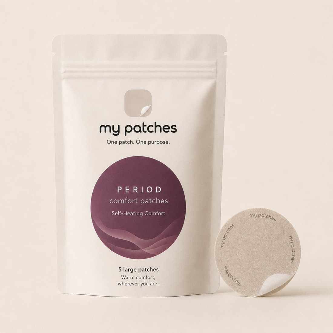 PERIOD comfort patches, pouch and patch, my patches
