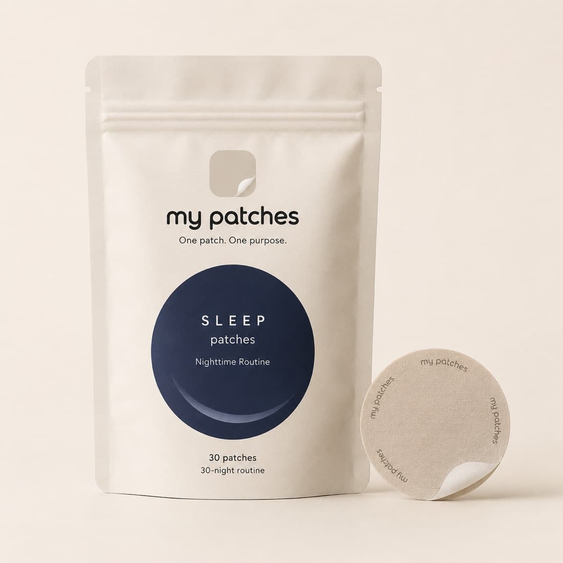 SLEEP patches, pouch and patch, my patches